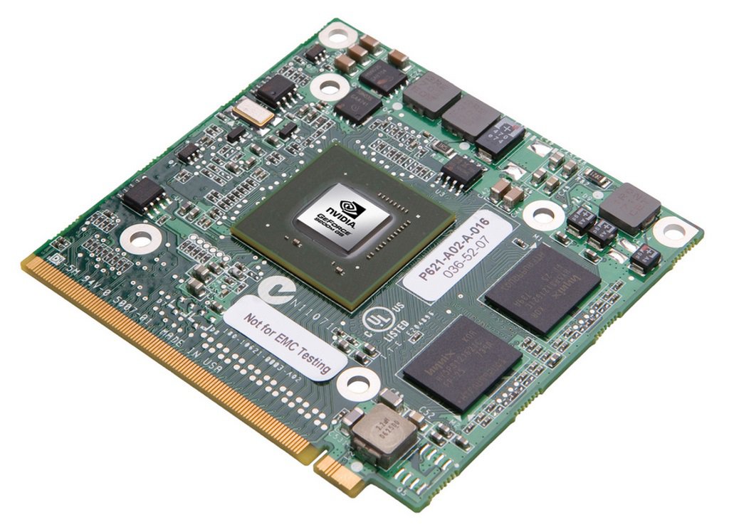 Card màn hình của laptop có giống như trên máy tính bàn?